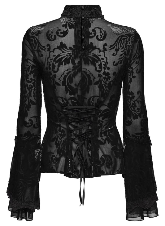 Punk Rave Seraphine Elegant Goth Blouse