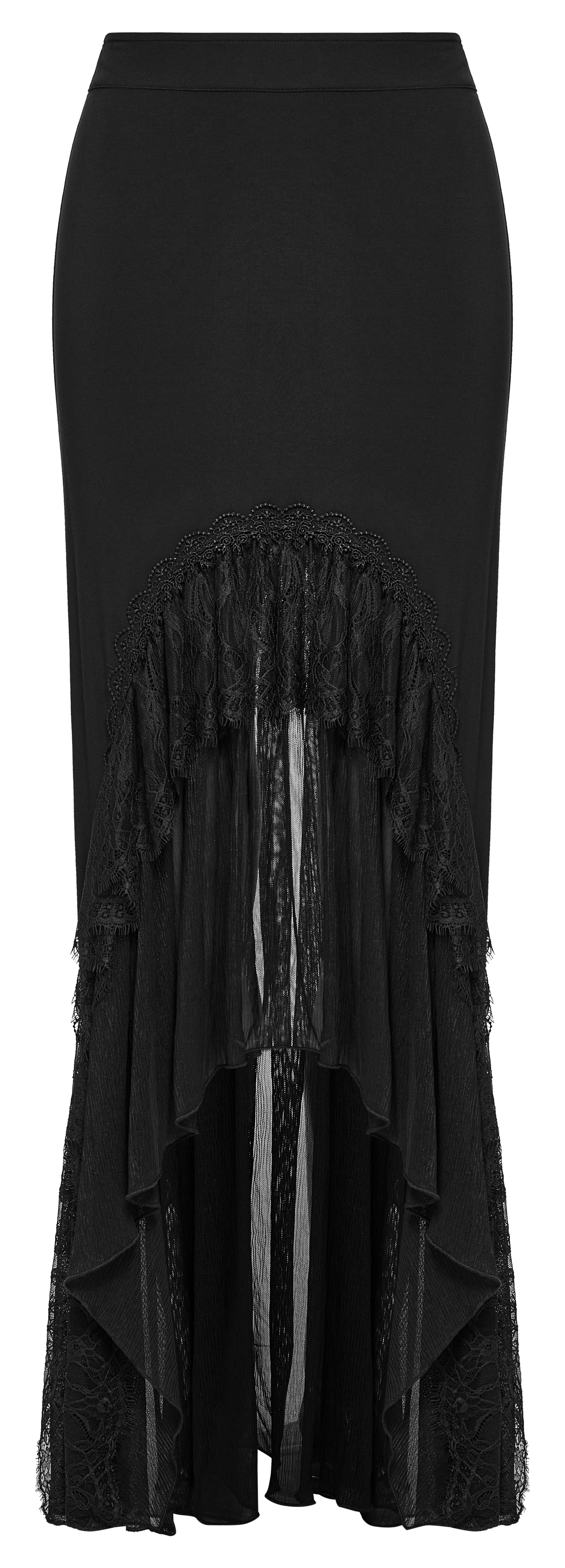 Punk Rave Blossom Knitted Asymmetrical Skirt - Kate's Clothing