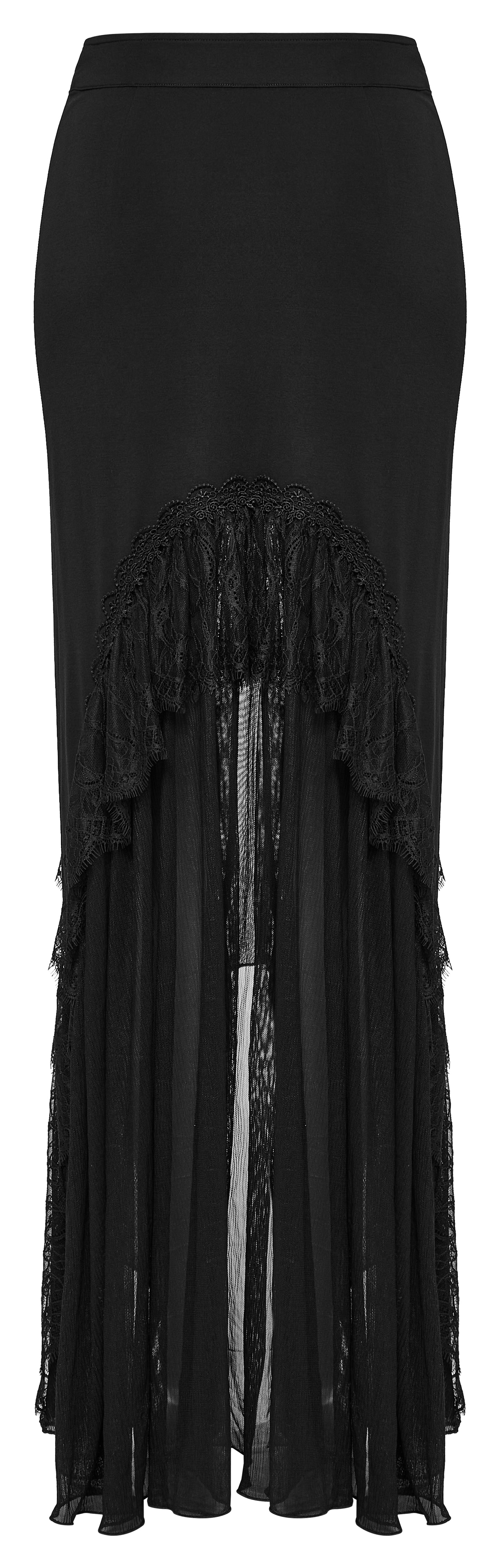 Punk Rave Blossom Knitted Asymmetrical Skirt - Kate's Clothing