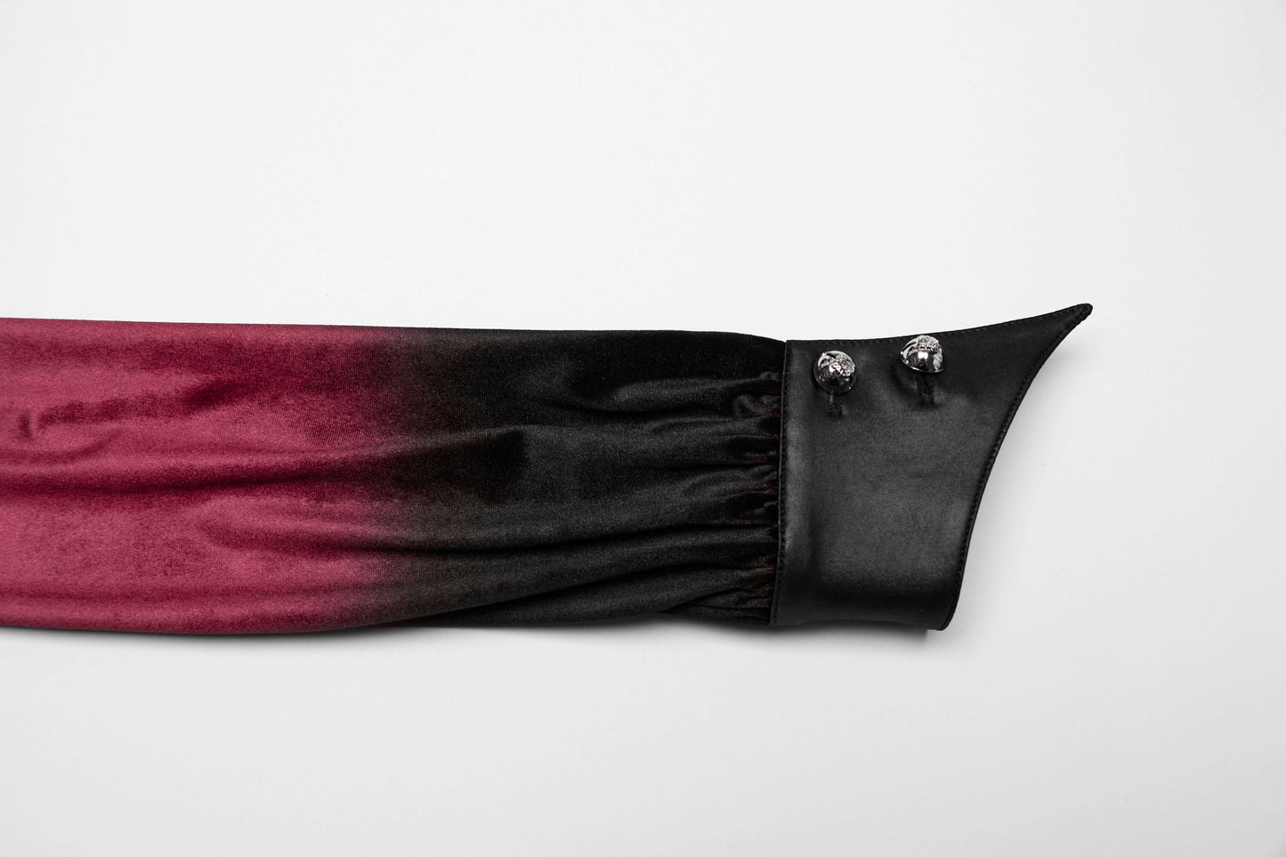 Punk Rave Fawn Gradient Printed Shirt in Red - Kate's Clothing