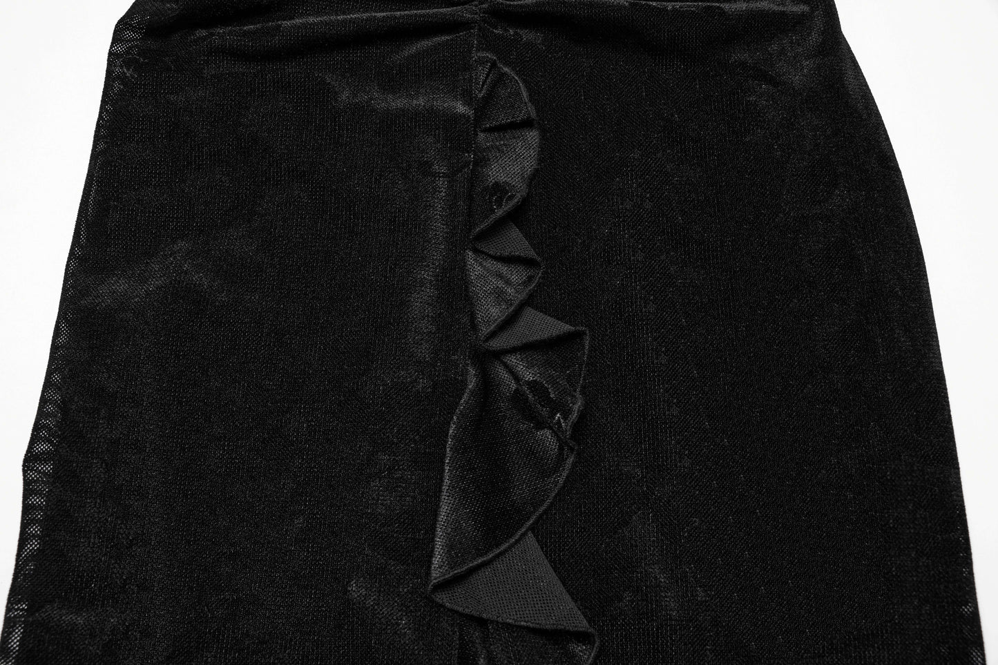 Punk Rave Aurelia Goth Mesh Dress - Kate's Clothing