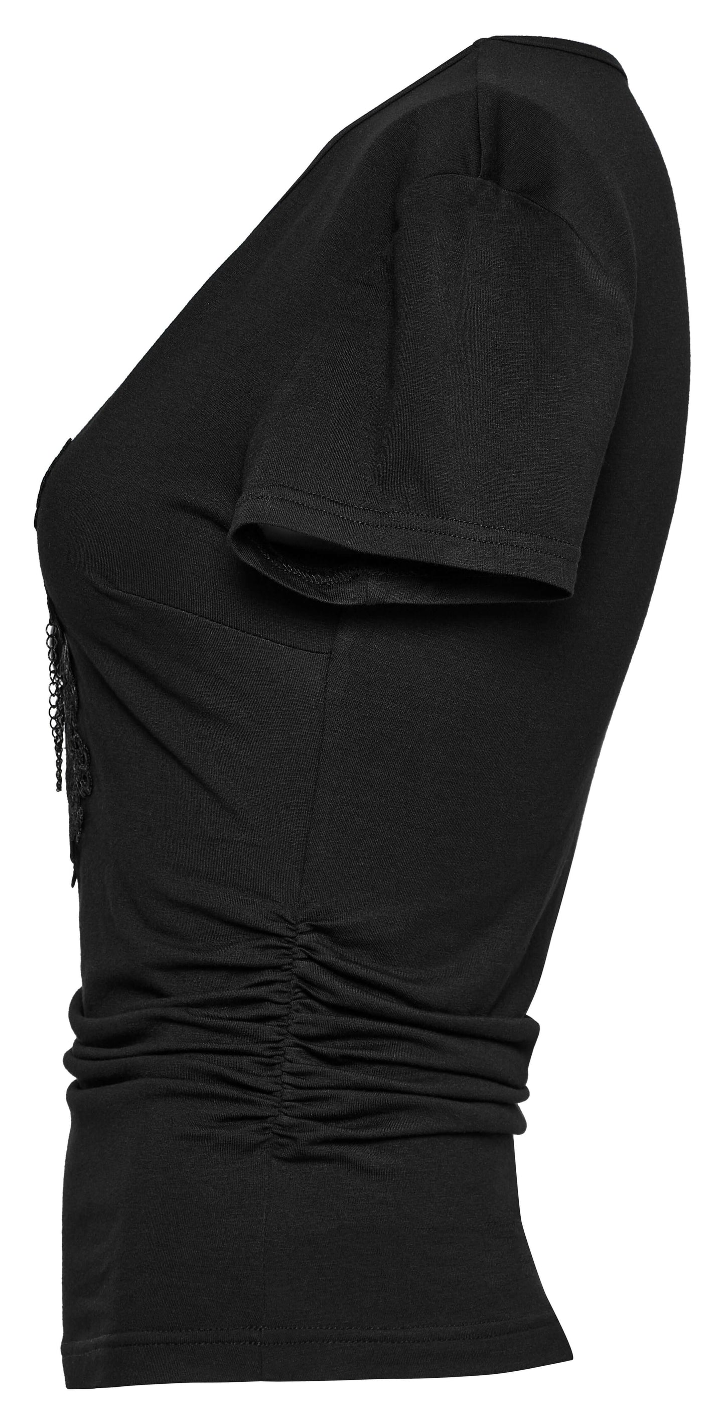 Punk Rave Armida V-neck T-shirt - Kate's Clothing