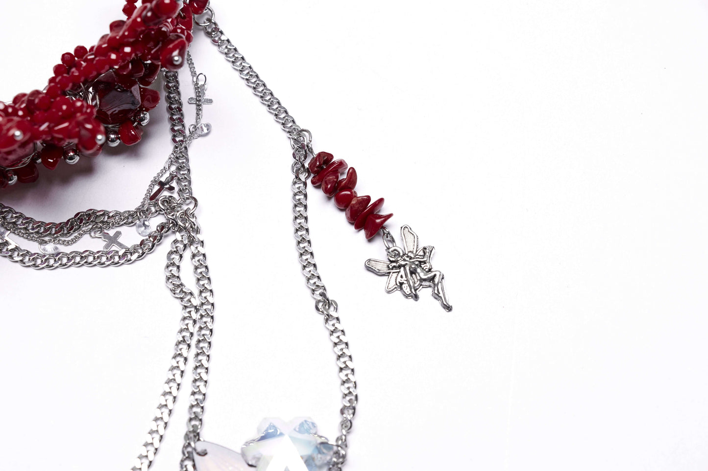 Punk Rave Effie Gorgeous Red Crystal Headband