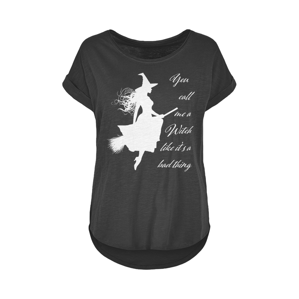 Call Me a Witch Long Slub T-Shirt - Kate's Clothing