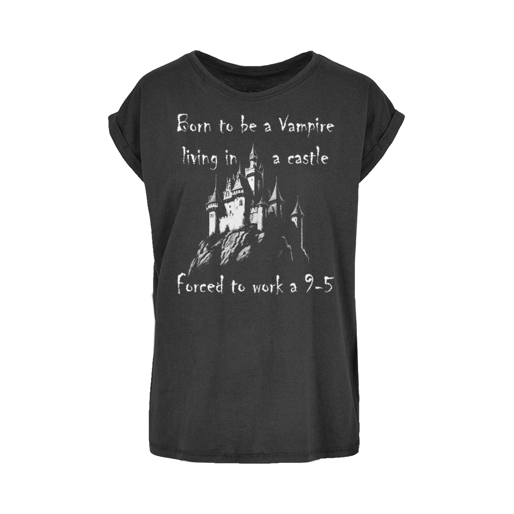 Born to be a Vampire Women's Extended Shoulder T-Shirt XS-5XL
