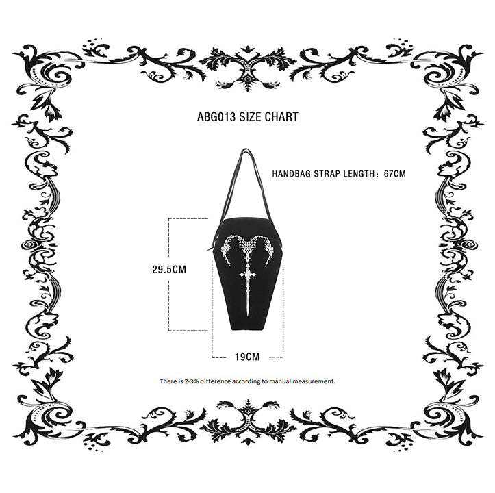 Dark in Love Quinn Mystic Horn Coffin Bag - Kate's Clothing