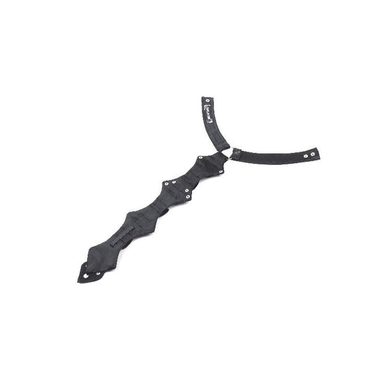 Dark in Love Kaia Skeleton Punk Leather Bow Tie - Kate's Clothing