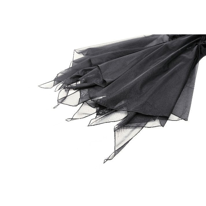 Dark in Love Nevaeh Gothic Lace and Mesh Mermaid Skirt - Kate's Clothing