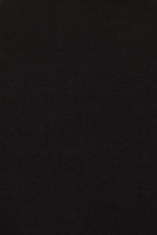 Banned Black Freyja Crop Top with Key Hole and Mesh Sleeves - Kate's Clothing