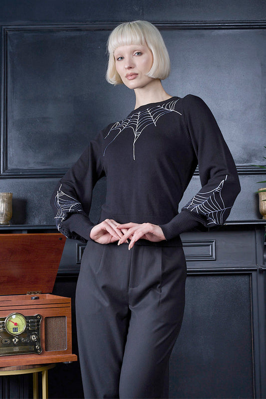 Banned Apparel Carla Spiderweb Jumper