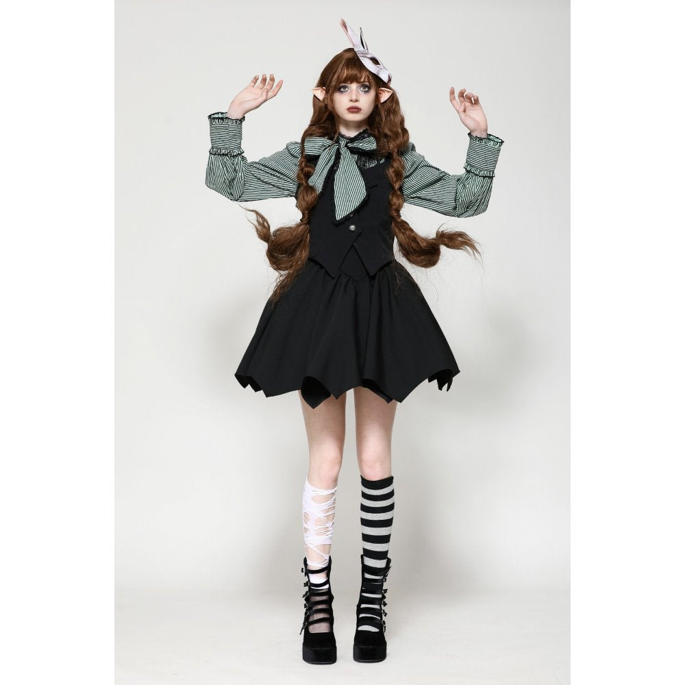 Dark in Love Vespertilio Vest with Bat Wings - Kate's Clothing