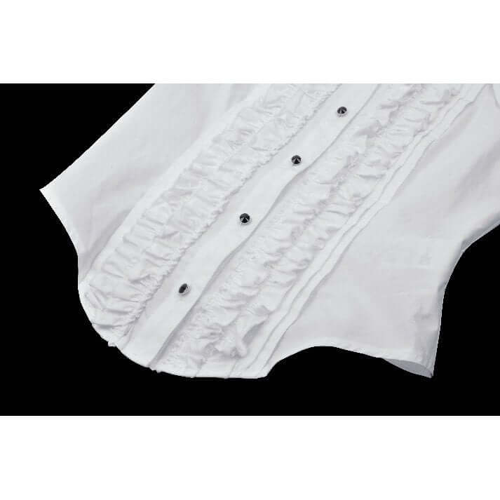 Dark in Love Queeny White Gothic Demon Shirt - Kate's Clothing