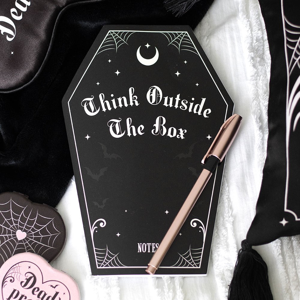 Gothic Gifts Coffin Shaped Notebook