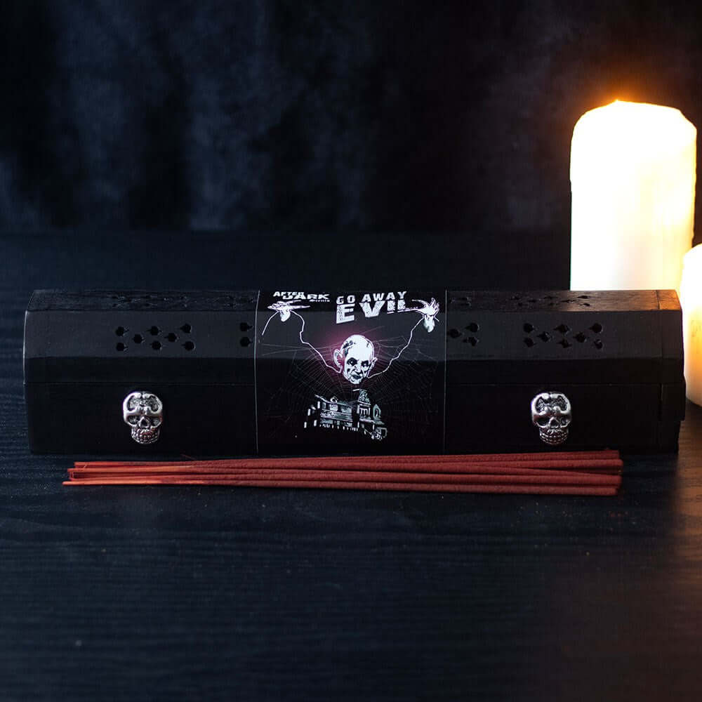 Gothic Gifts Go Away Evil Incense Box Set - Kate's Clothing