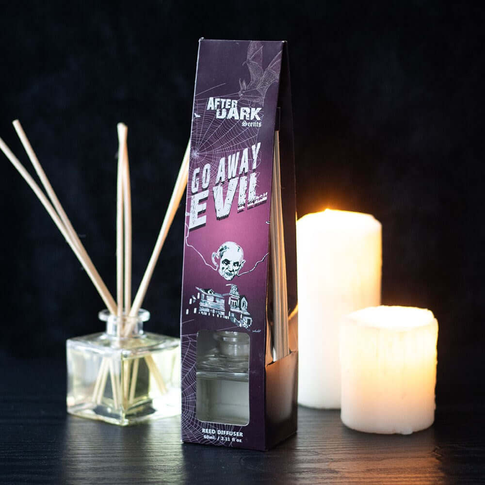 Gothic Gifts Go Away Evil Reed Diffuser - Kate's Clothing