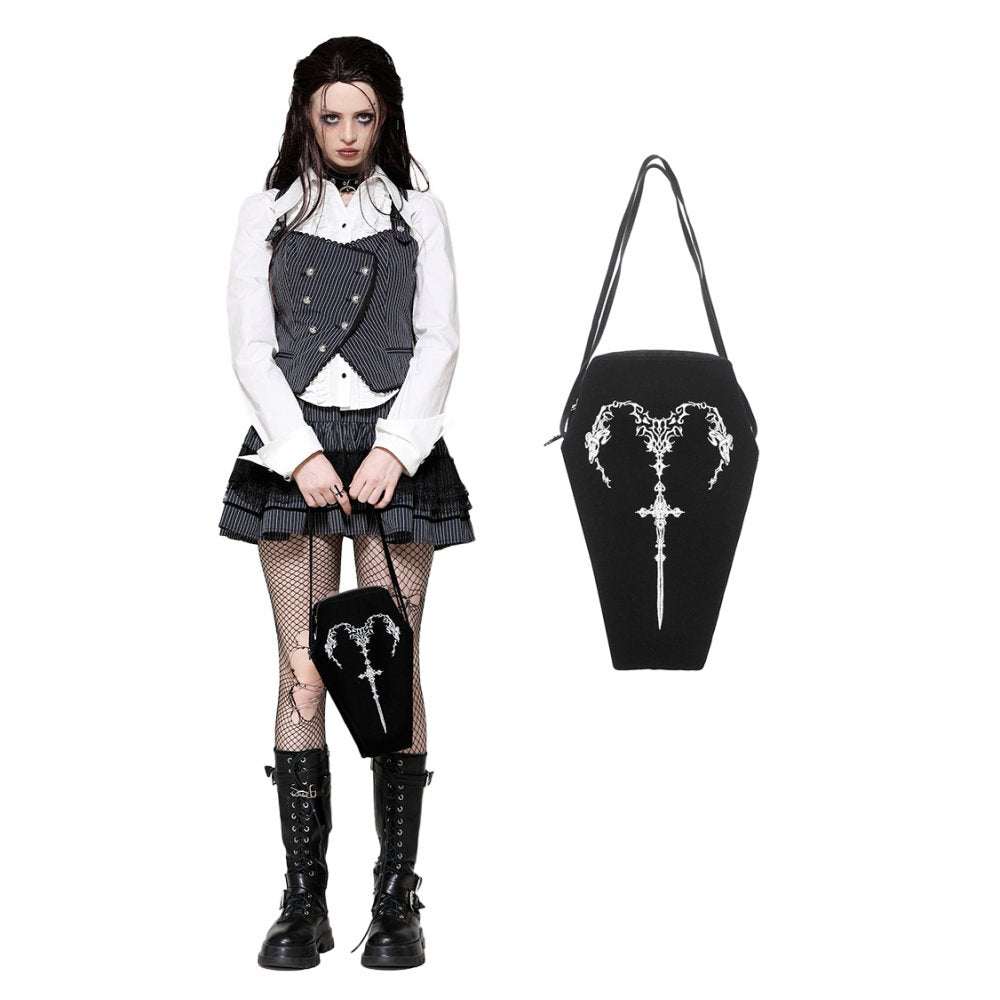 Dark in Love Quinn Mystic Horn Coffin Bag - Kate's Clothing