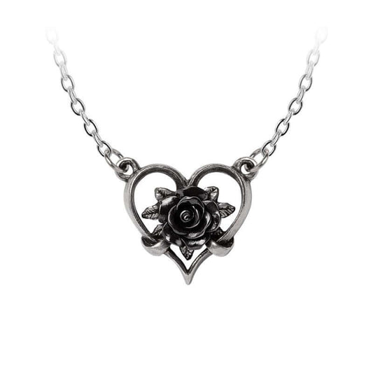 Alchemy Gothic Heart of Blackness Necklace - Kate's Clothing