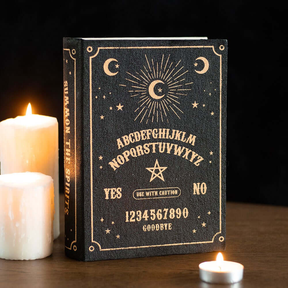Gothic Gifts Black Talking Board Book Storage Box - Kate's Clothing
