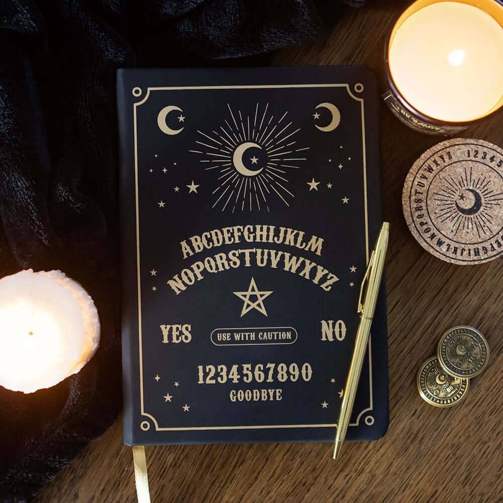 Gothic Gifts Black Talking Board A5 Notebook - Kate's Clothing