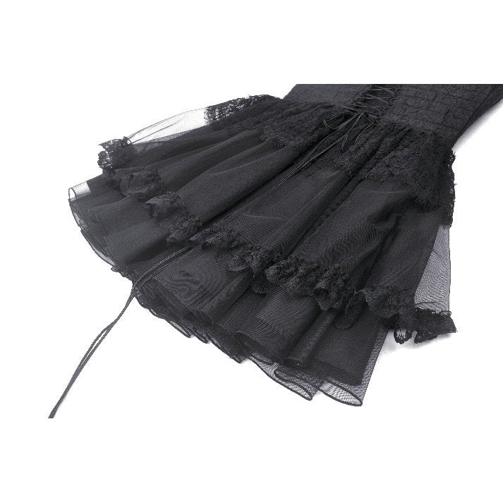 Dark in Love Calantha Tulle and Lace Trim Dress - Kate's Clothing