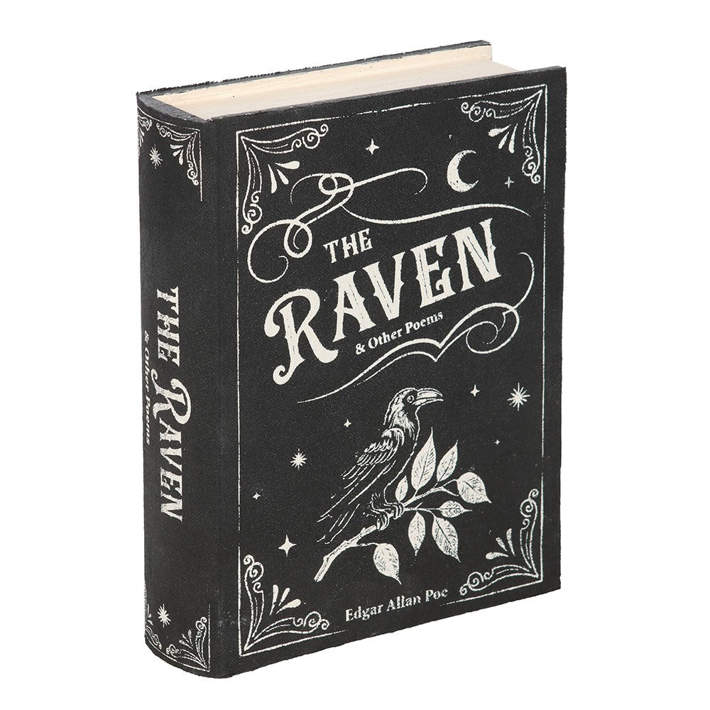 Gothic Gifts The Raven Book Shaped Storage Box