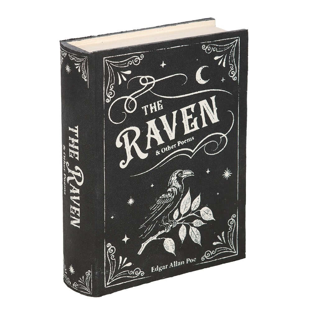 Gothic Gifts The Raven Book Shaped Storage Box - Kate's Clothing