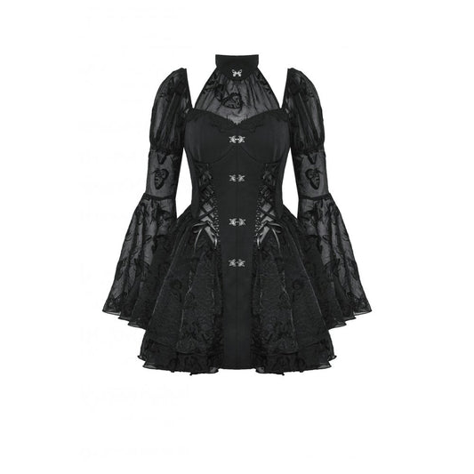 Dark in Love Blanche Butterfly big sleeves Dress - Kate's Clothing