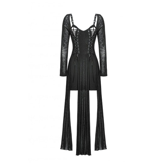 Dark in Love Jax Elegant Spider Long Dress - Kate's Clothing