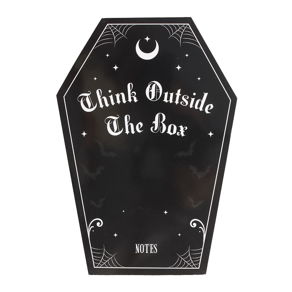 Gothic Gifts Coffin Shaped Notebook