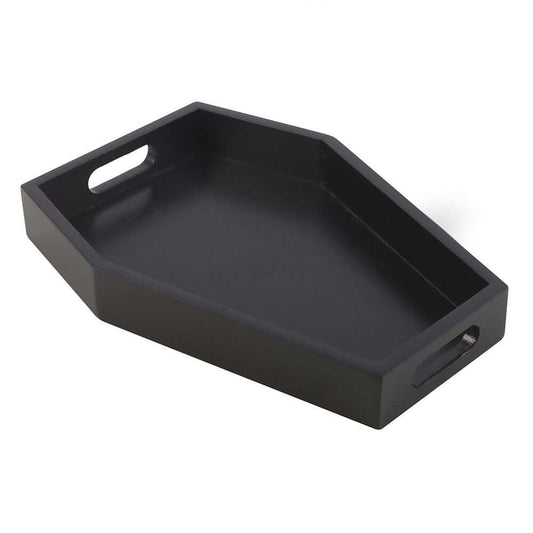 Gothic Gifts Plain Black Coffin Trinket Tray - Kate's Clothing