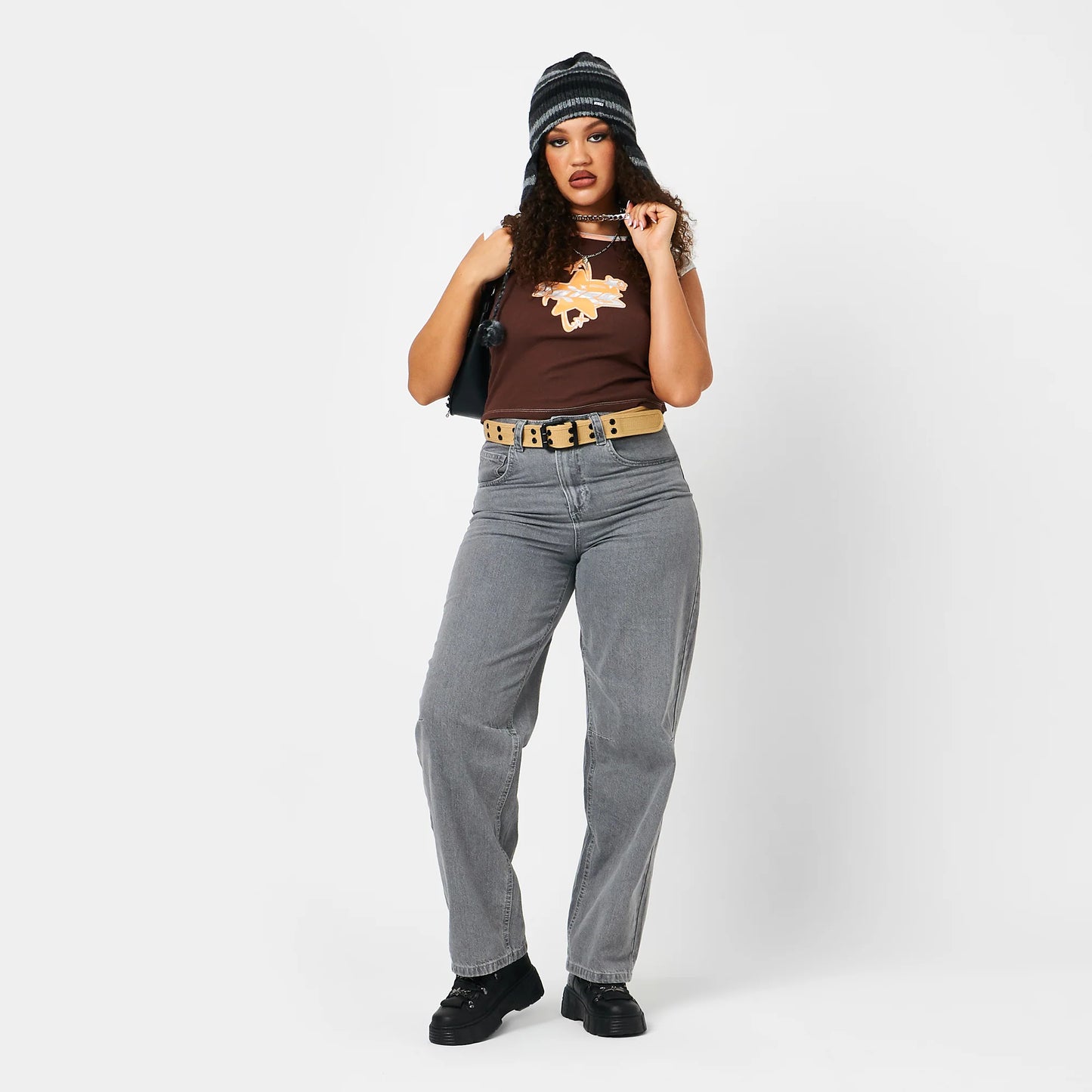 Koi Rimo Core Chunky Black Trainers