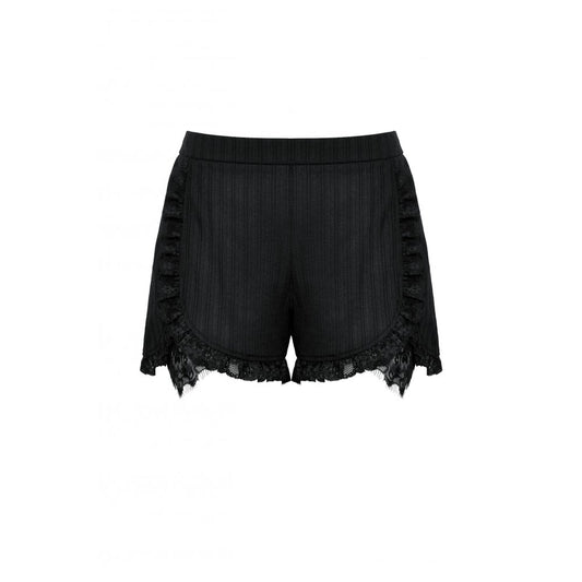 Dark in Love Tatum Black Gothic Base Shorts - Kate's Clothing
