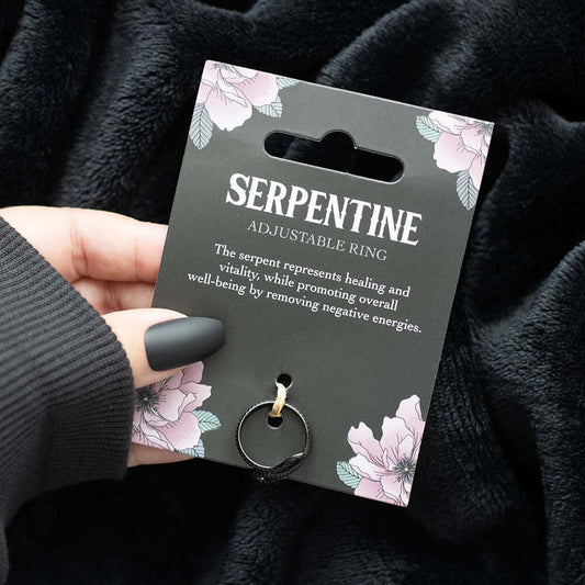 Gothic Gifts Adjustable Snake Ring - Kate's Clothing