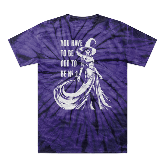 You Have to be Odd to be No. 1 Tonal Spider Tie-Dye T-Shirt - Kate's Clothing