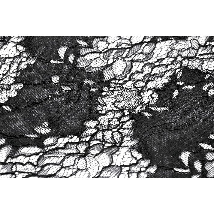 Dark in Love Morwenna Lace Gothic Maxi Dress in Black