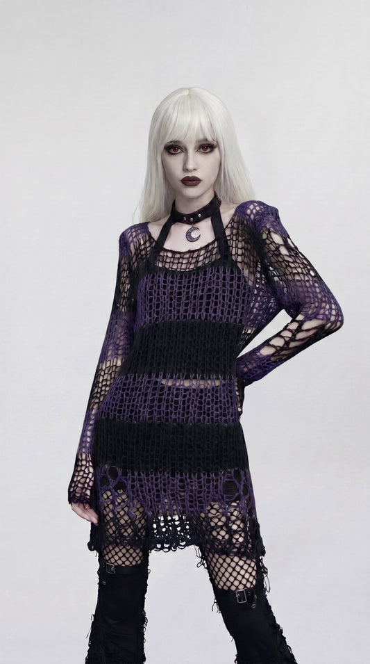 Punk Rave Astraea Decadent Pullover Sweater, view 2