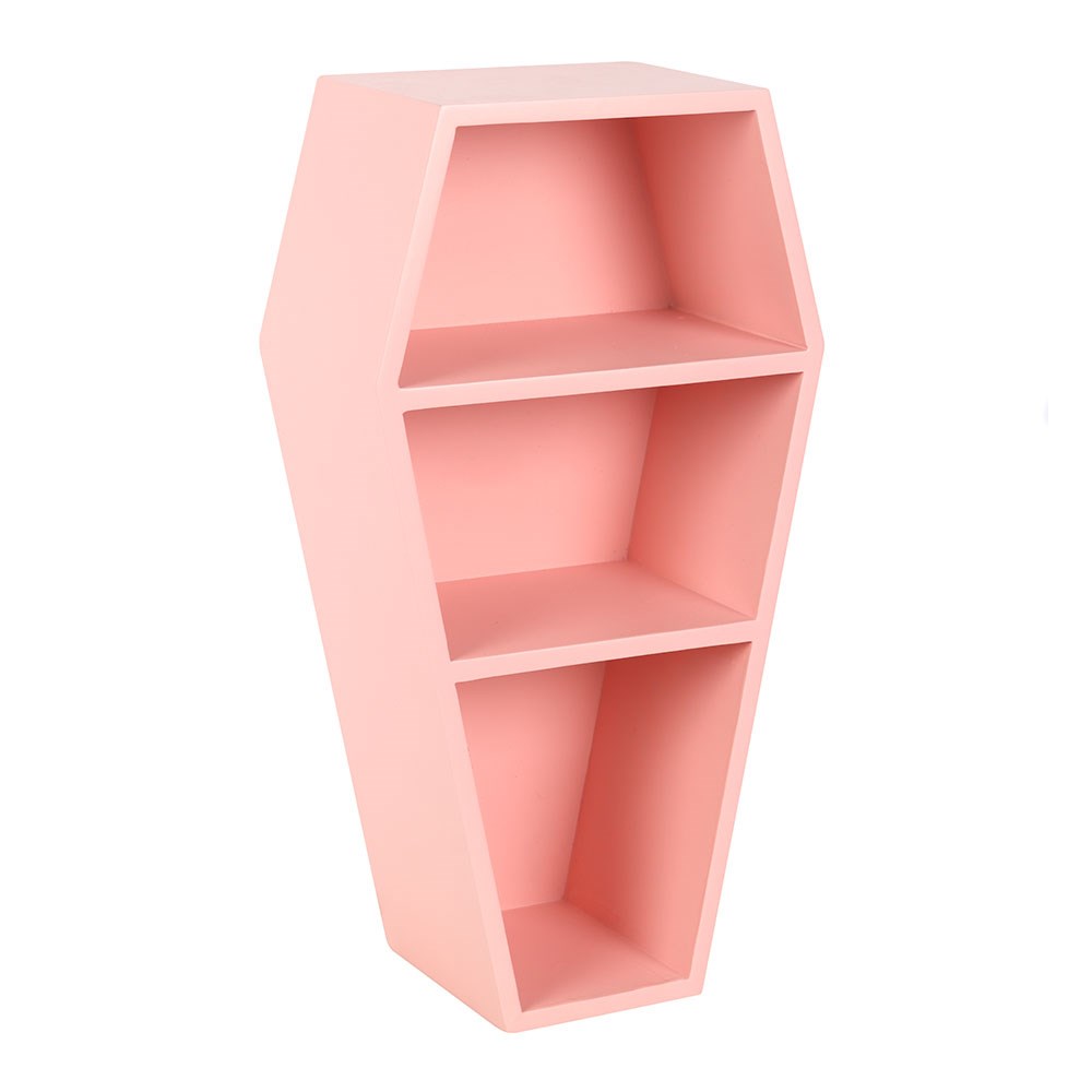 Gothic Gifts Pink Coffin Shelf
