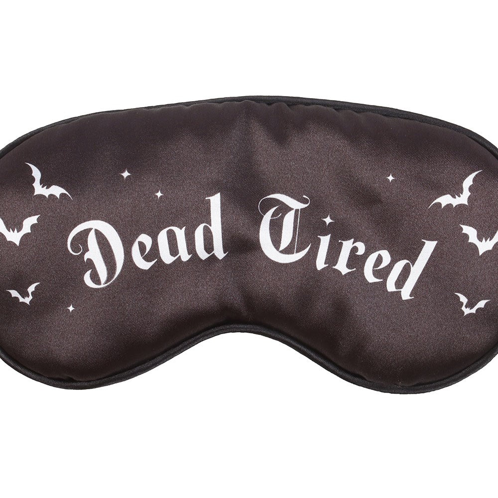 Gothic Gifts Dead Tired Satin Sleep Mask