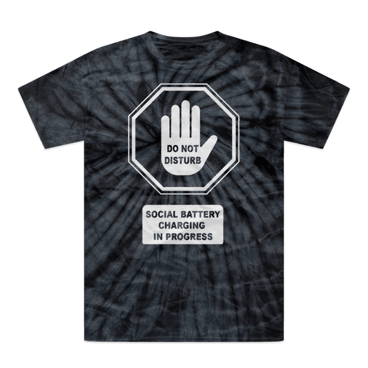 Do Not Disturb Tonal Spider Tie-Dye T-Shirt