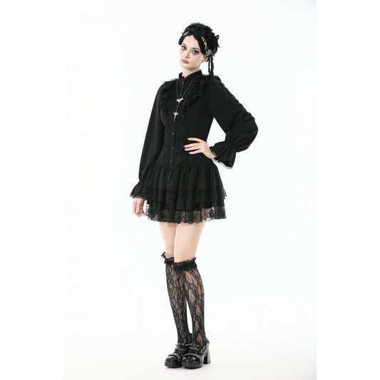 Dark in Love Desdemona Victorian Mini Dress