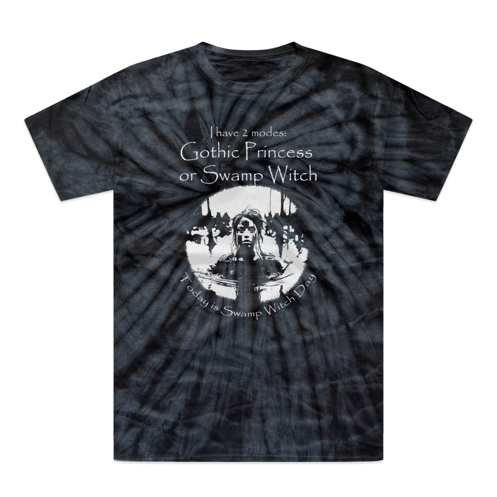 Swamp Witch Tonal Spider Tie-Dye T-Shirt