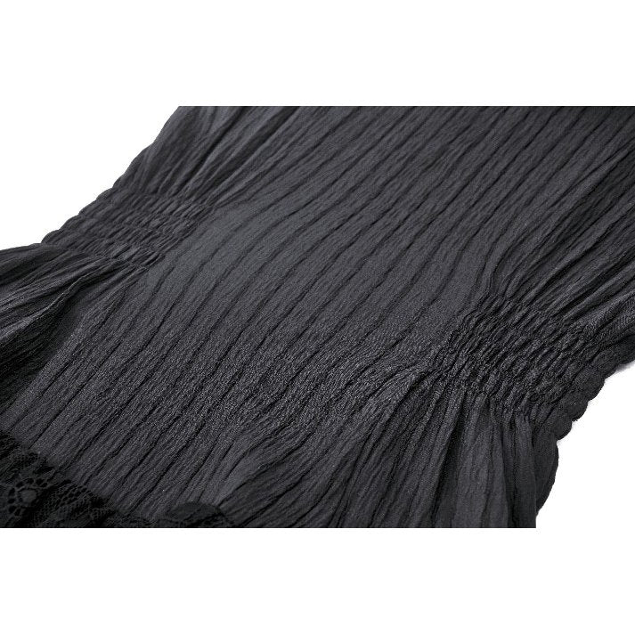 Dark in Love Diya Frilly Gothic Shirt Dress - Kate's Clothing