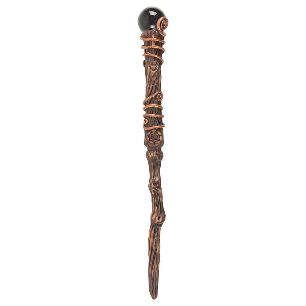 Gothic Gifts Black Obsidian Crystal Wand with Pouch - Kate's Clothing