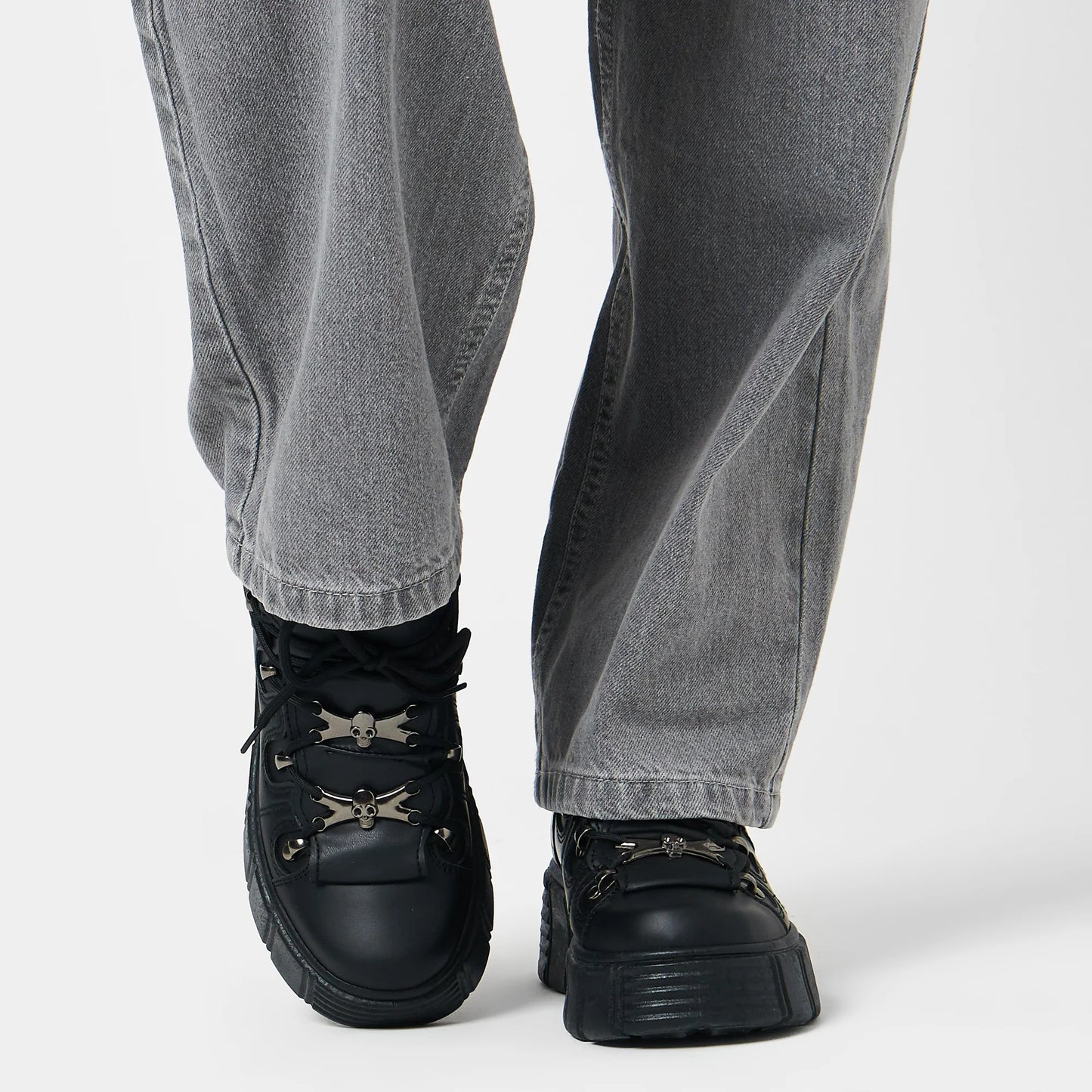 Koi Rimo Core Chunky Black Trainers