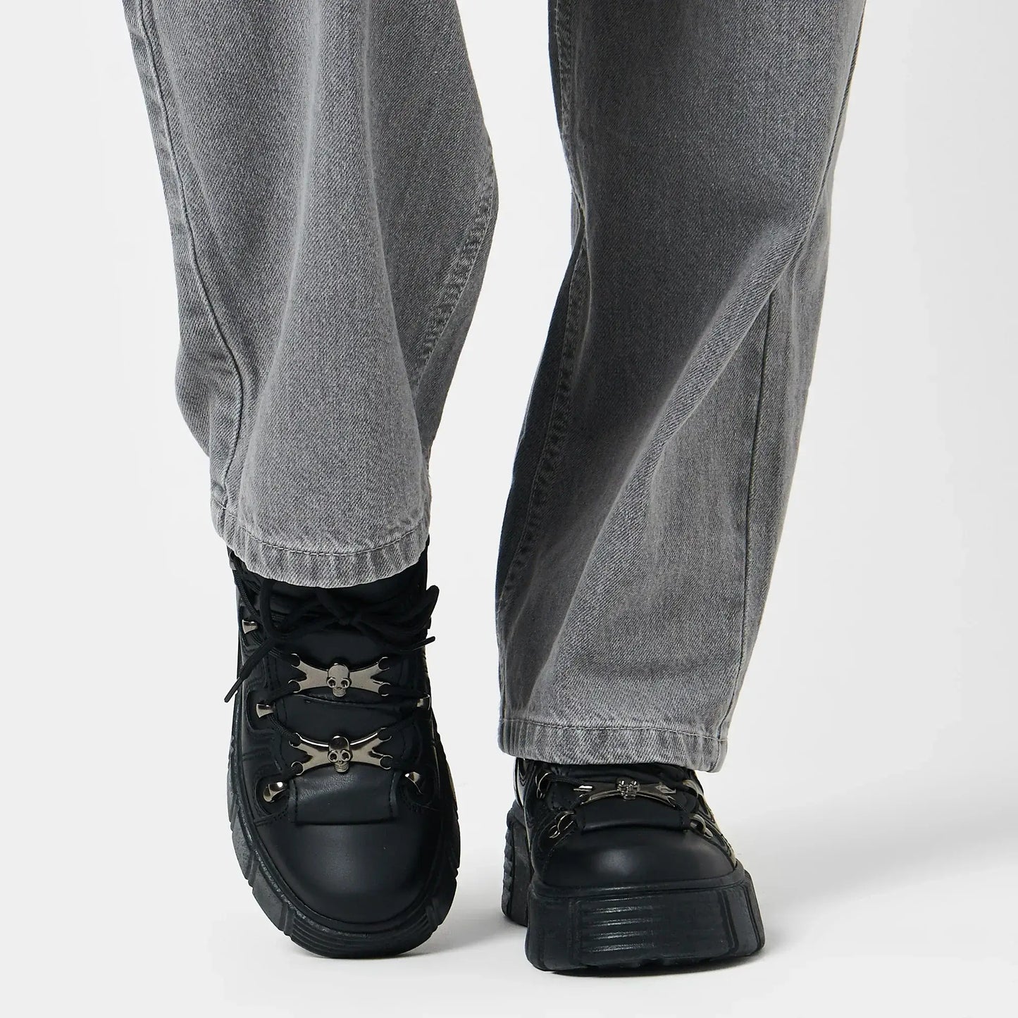 Koi Rimo Core Chunky Black Trainers - Kate's Clothing