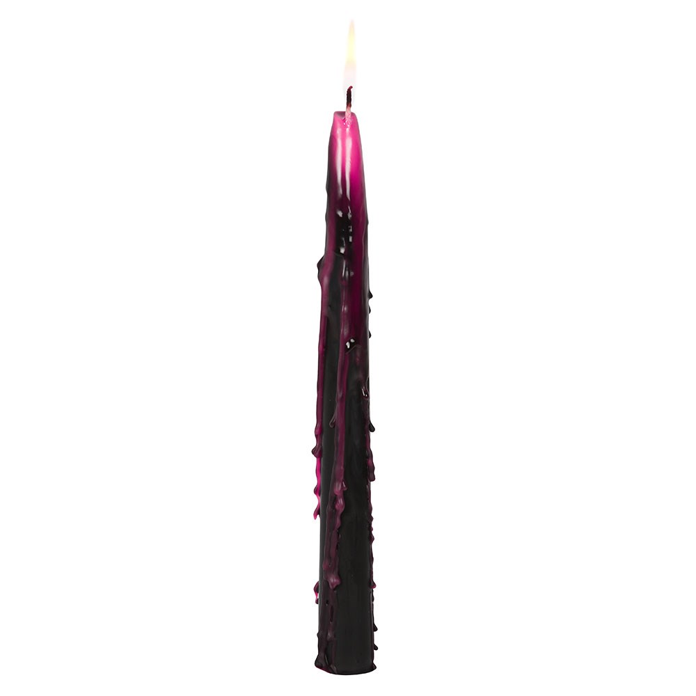Gothic Gifts Set of 4 Pink Vampire Tears Taper Candles