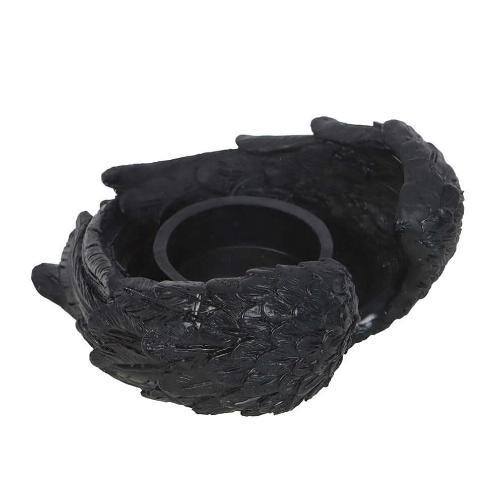 Gothic Gifts Raven Wings Tealight Candle Holder - Kate's Clothing