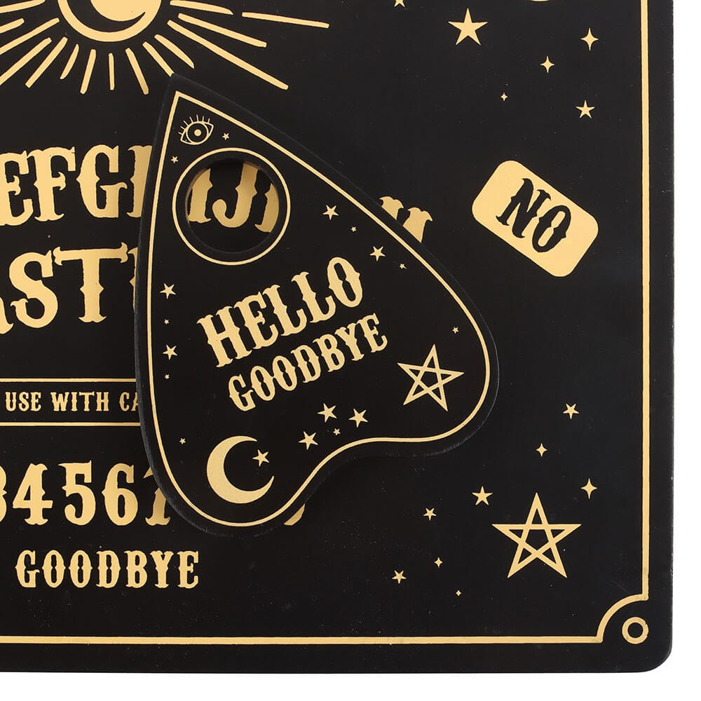 Gothic Gifts Black Talking Board Placemat and Coaster Set - Kate's Clothing