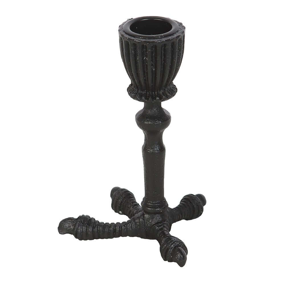 Gothic Gifts Raven Claw Taper Candle Holder - Kate's Clothing