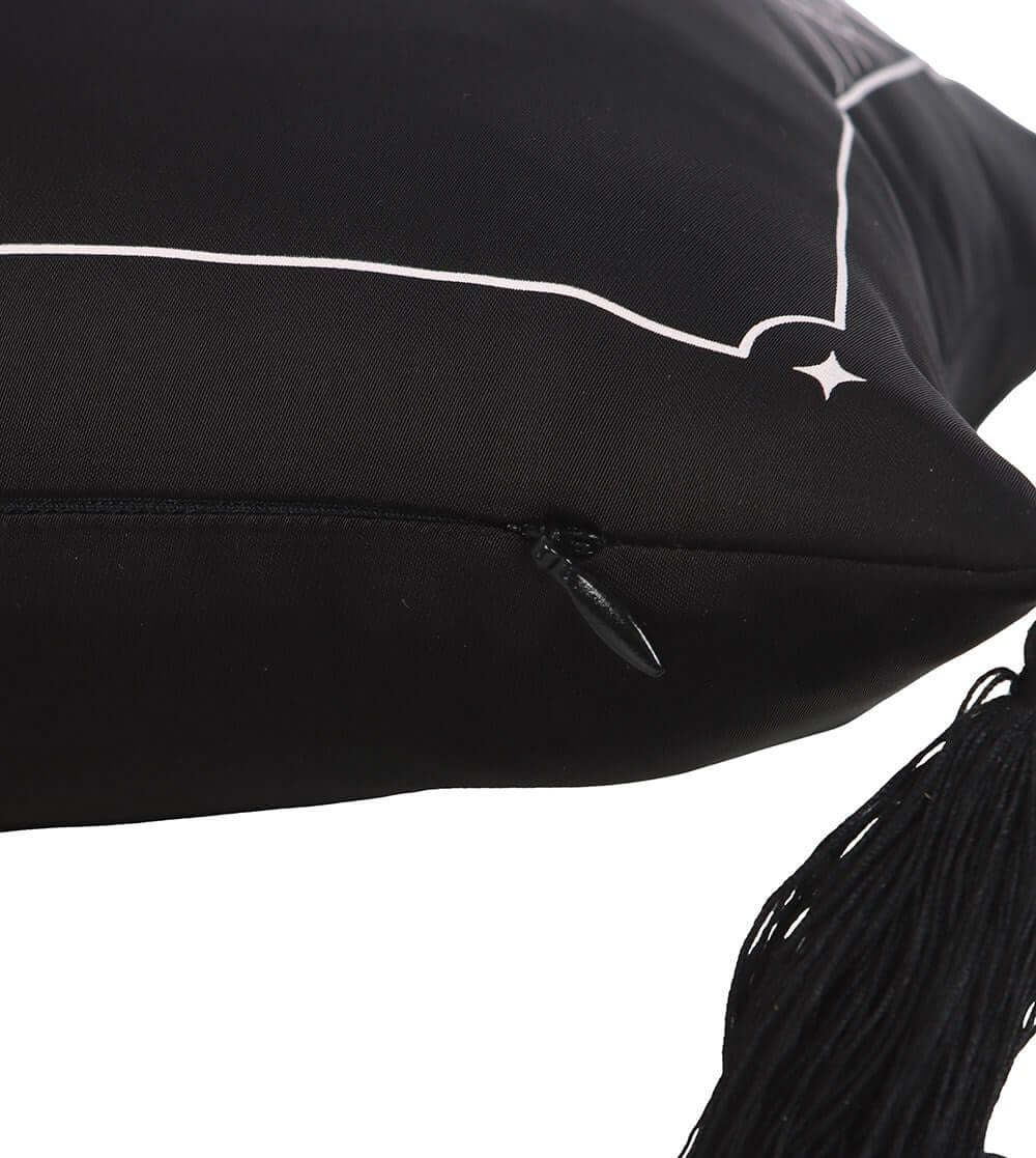 Gothic Gifts Dying to Go to Sleep Satin Cushion - Kate's Clothing